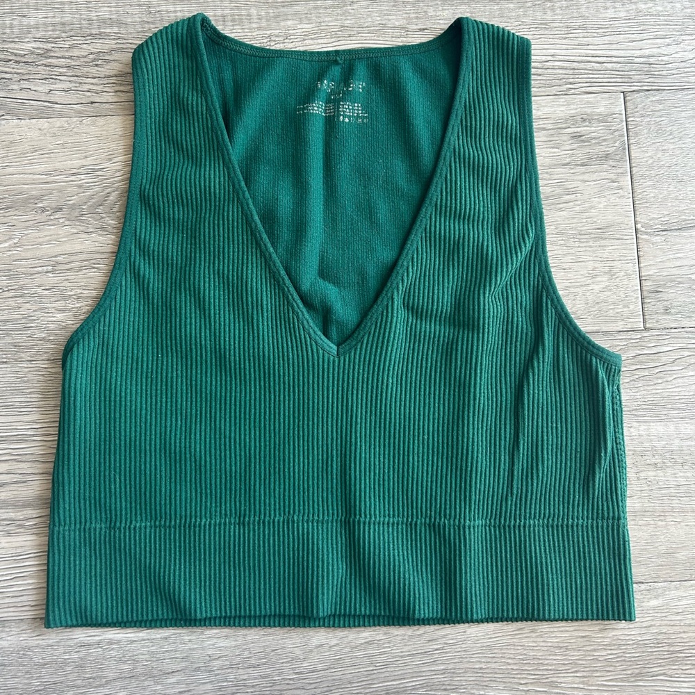 Garage Ribbed Crop Top